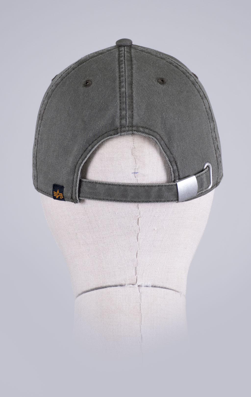 Бейсболка ALPHA INDUSTRIES ACID LOGO CAP dark olive 