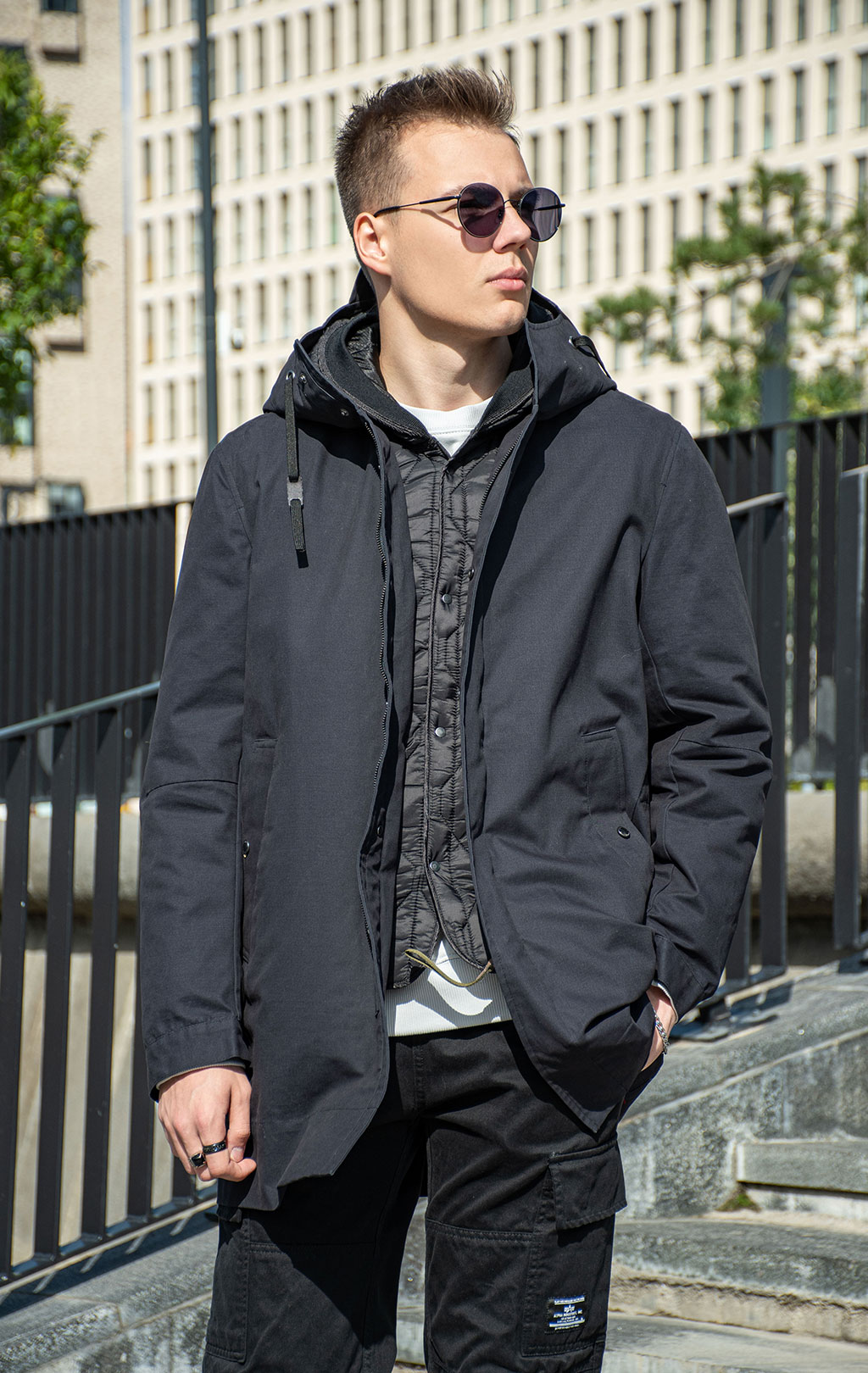 Парка Giancarlo Rossi GANNEX navy 