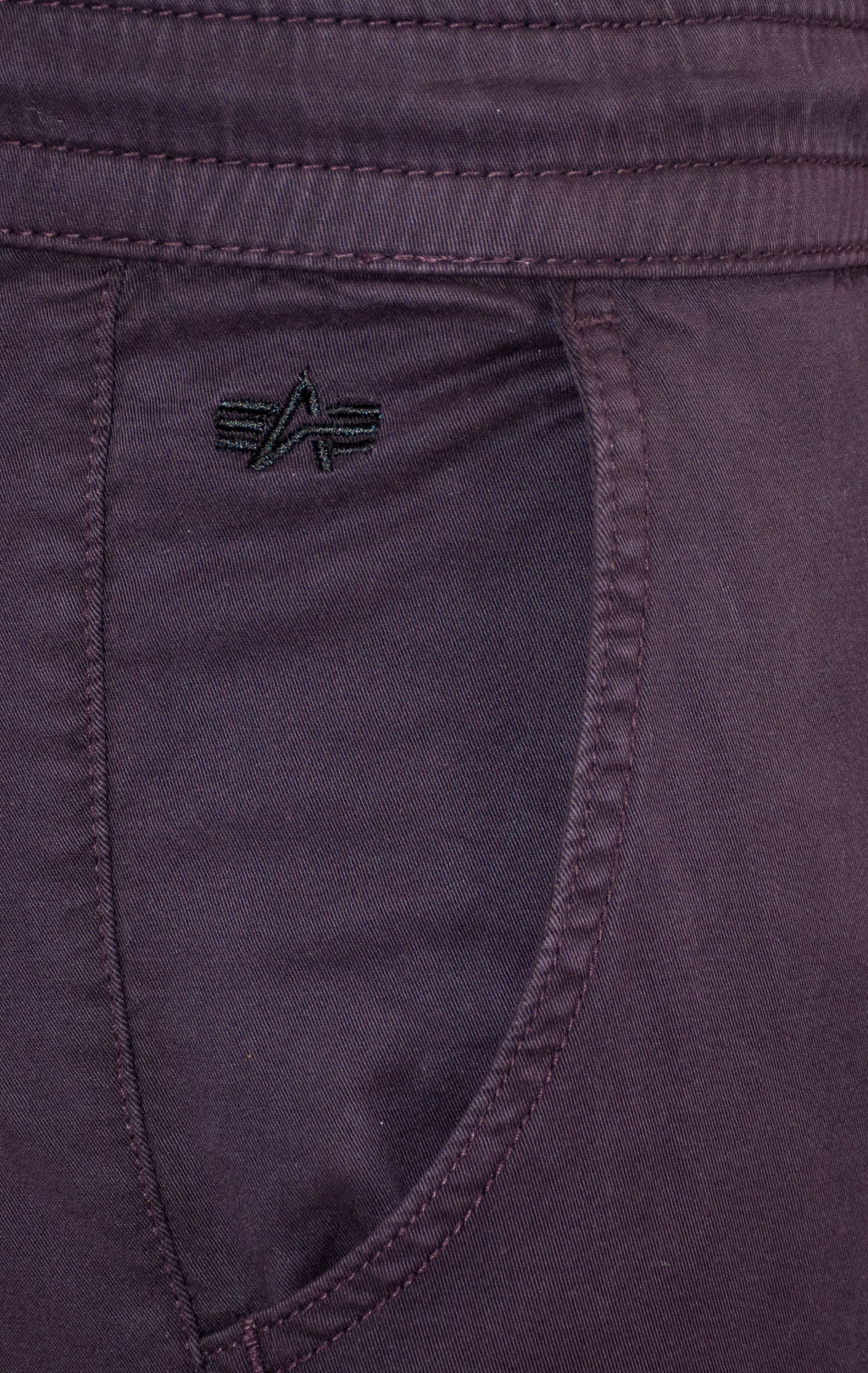 Брюки джоггеры ALPHA INDUSTRIES COTTON TWILL  JOGGER plum 