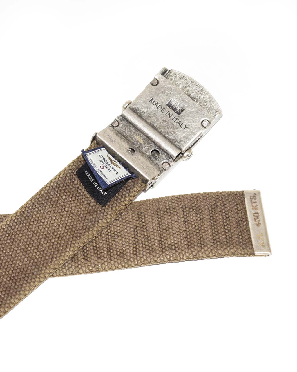 Ремень тканевый AERONAUTICA MILITARE FW 20/21/IT sabbia scuro (CI 271) 