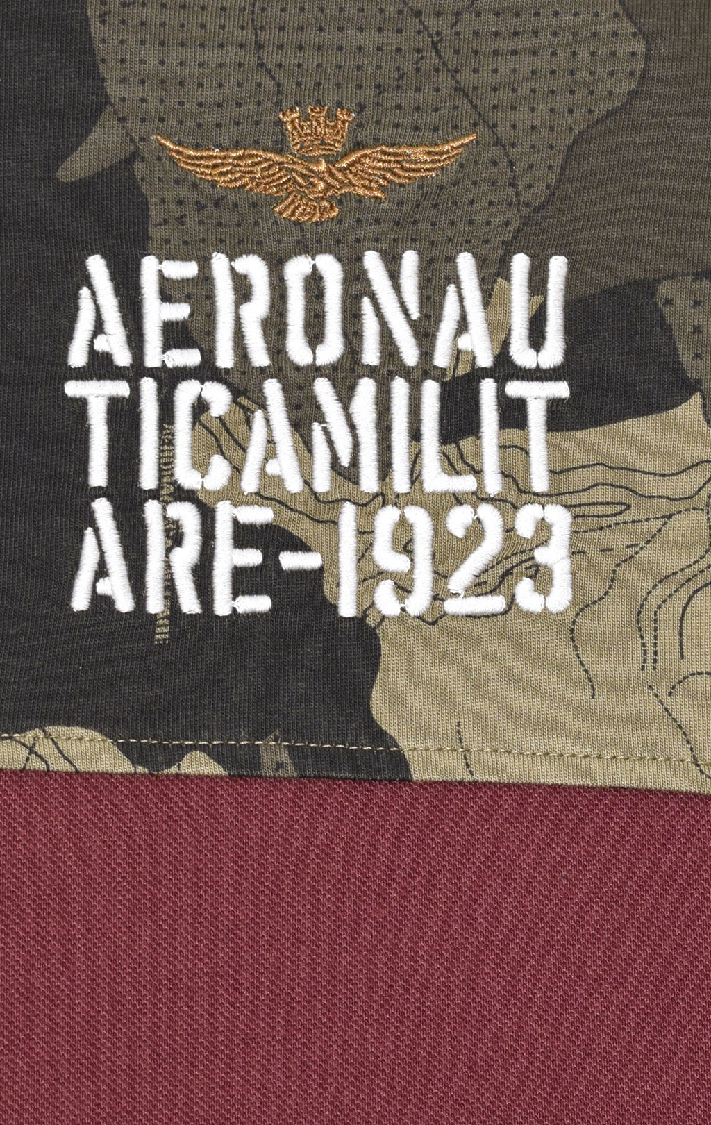 Футболка AERONAUTICA MILITARE FW 20/21/IN black/camouflage (TS 1778) 