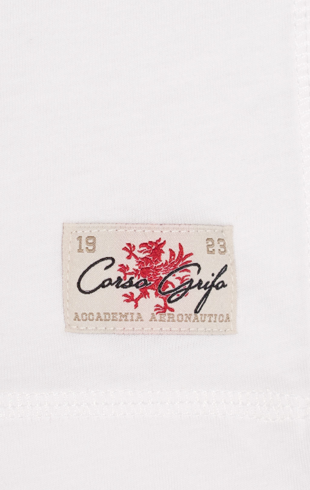 Футболка AERONAUTICA MILITARE CORSO GRIFO SS 24/TR milk white (TS 2201) 