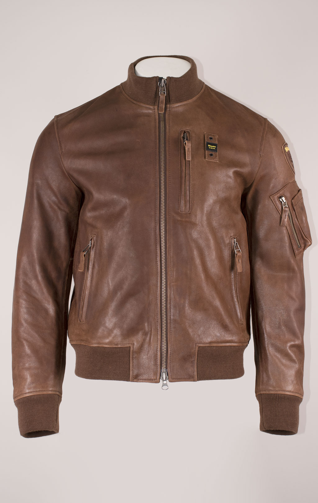 Куртка BLAUER BALDWIN кожа FW 24/25 caffe arabo (LO1394) 
