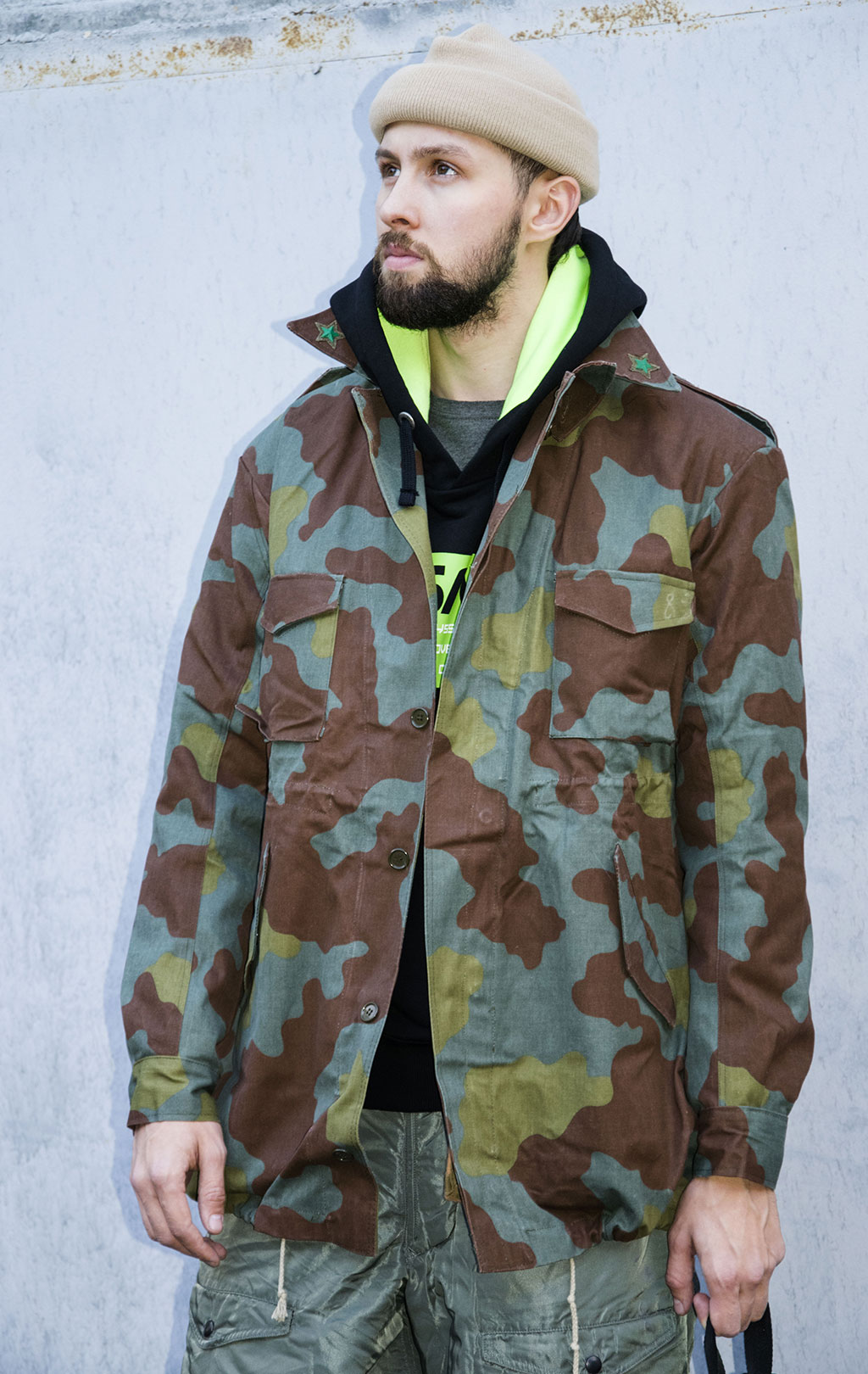 Куртка Battalion San Marco старого образца с подстёжкой camo Италия