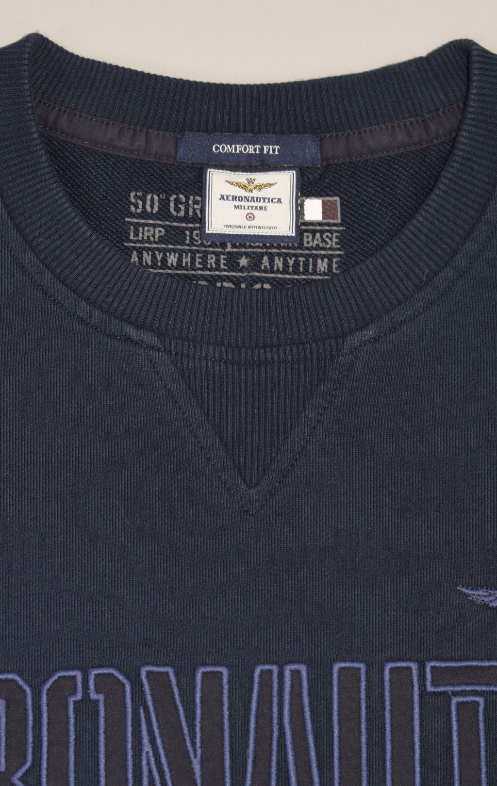 Свитшот AERONAUTICA MILITARE FW 23/24/TR dark blue (FE 1804) 
