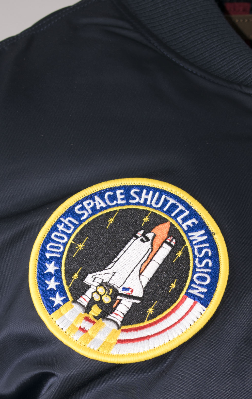 Бомбер ALPHA INDUSTRIES MA-1 VF NASA rep. blue 