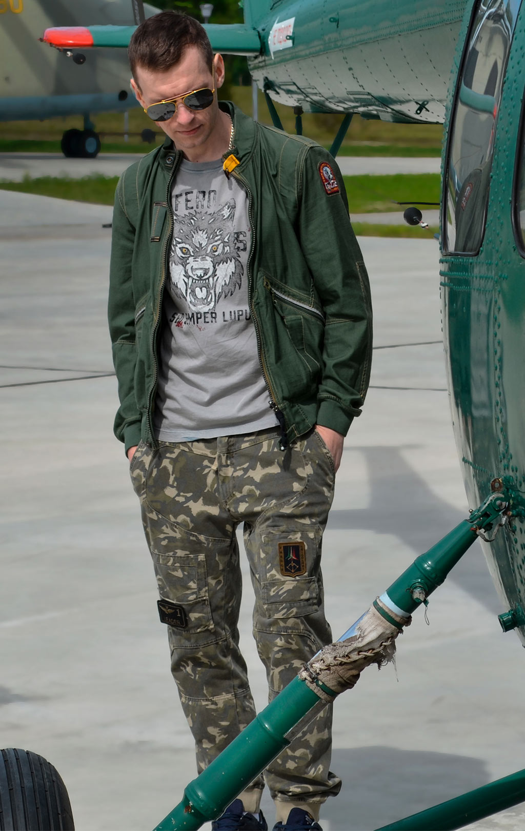 Ветровка PARAJUMPERS 175TH. SOUTH DAKOTA reversible cactus 