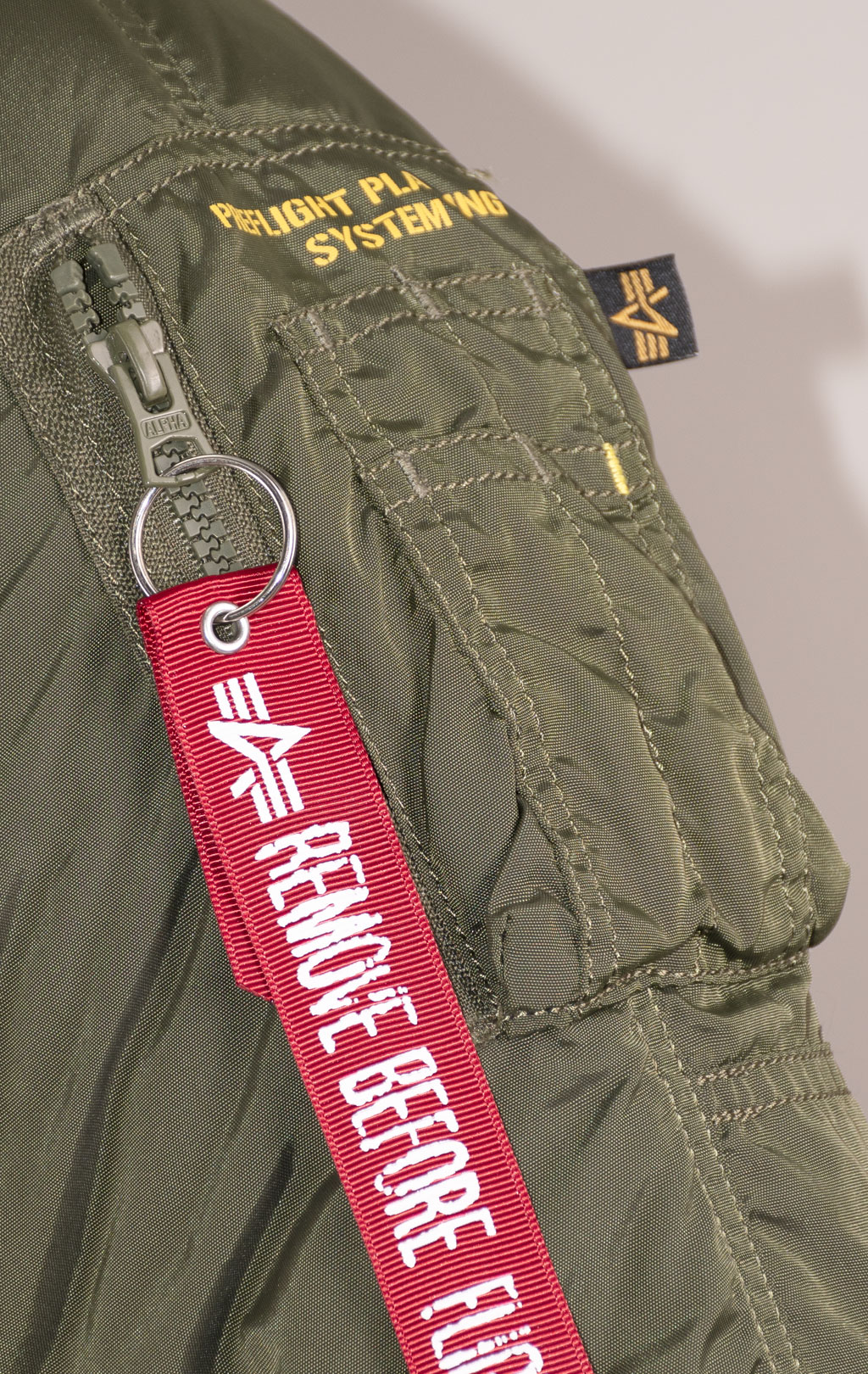Аляска ALPHA INDUSTRIES N-3B PPS натур. мех dark green 