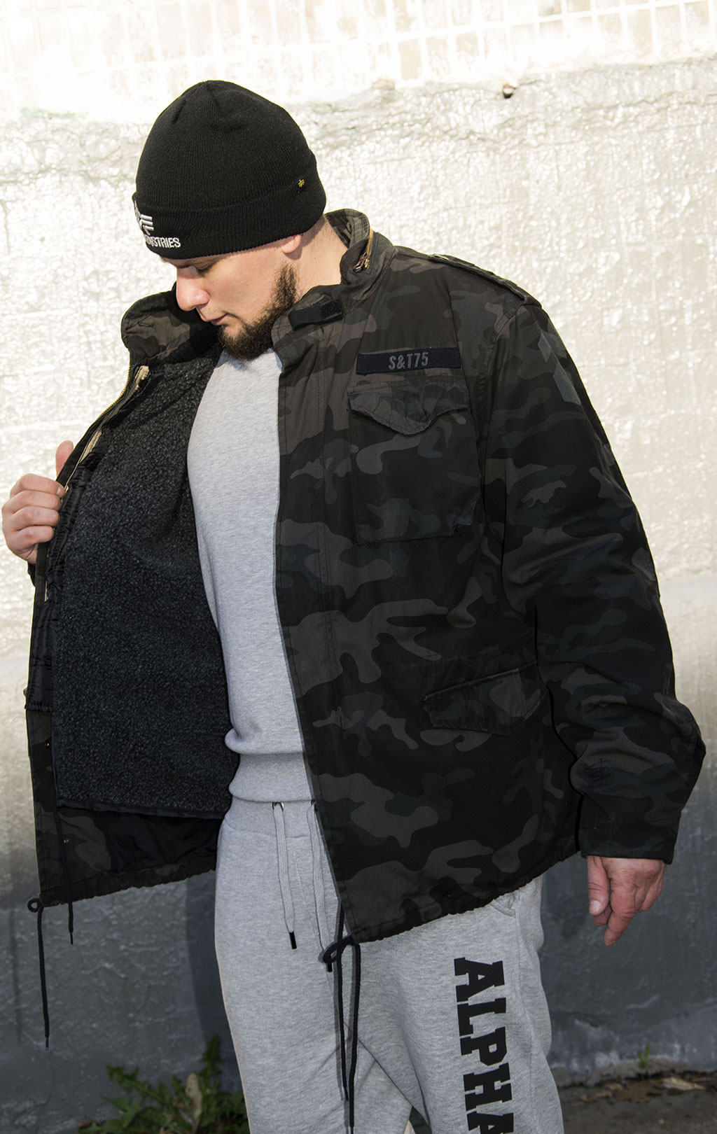 Куртка Surplus M-65 REGIMENT camo black 