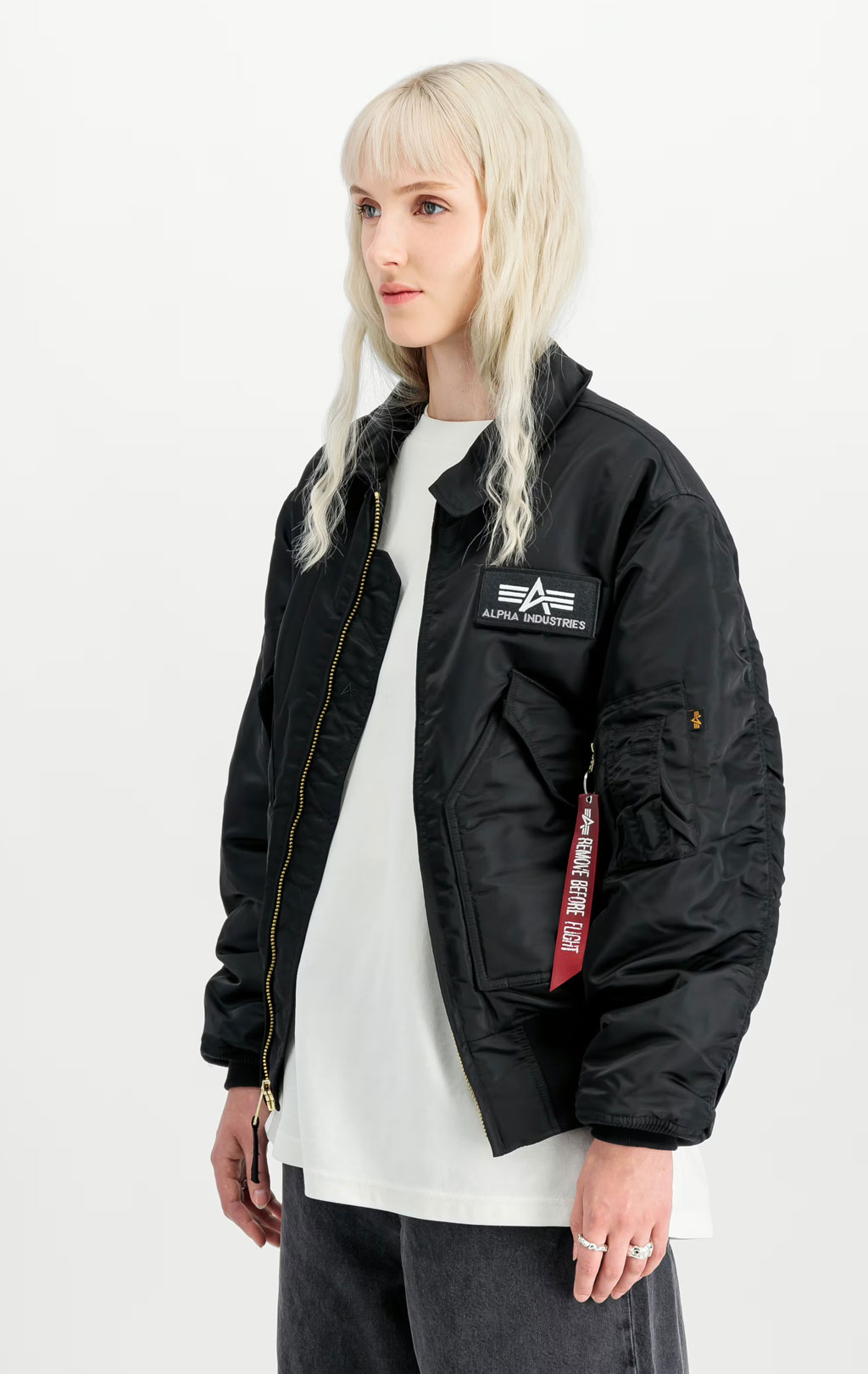 Куртка летная ALPHA INDUSTRIES CWU 45 HERITAGE black 