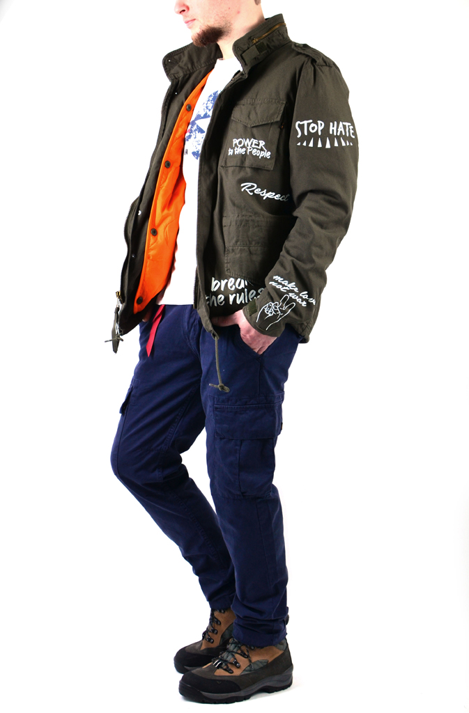 Ветровка ALPHA INDUSTRIES FREEDOM M-65 с подстёжкой olive 