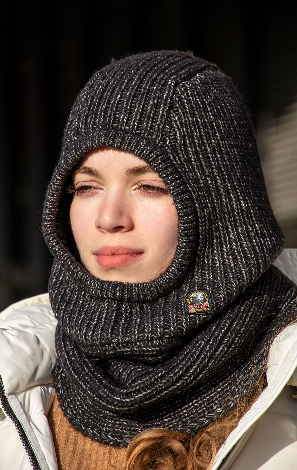 Женская балаклава PARAJUMPERS BALACLAVA FW 24/25 black 