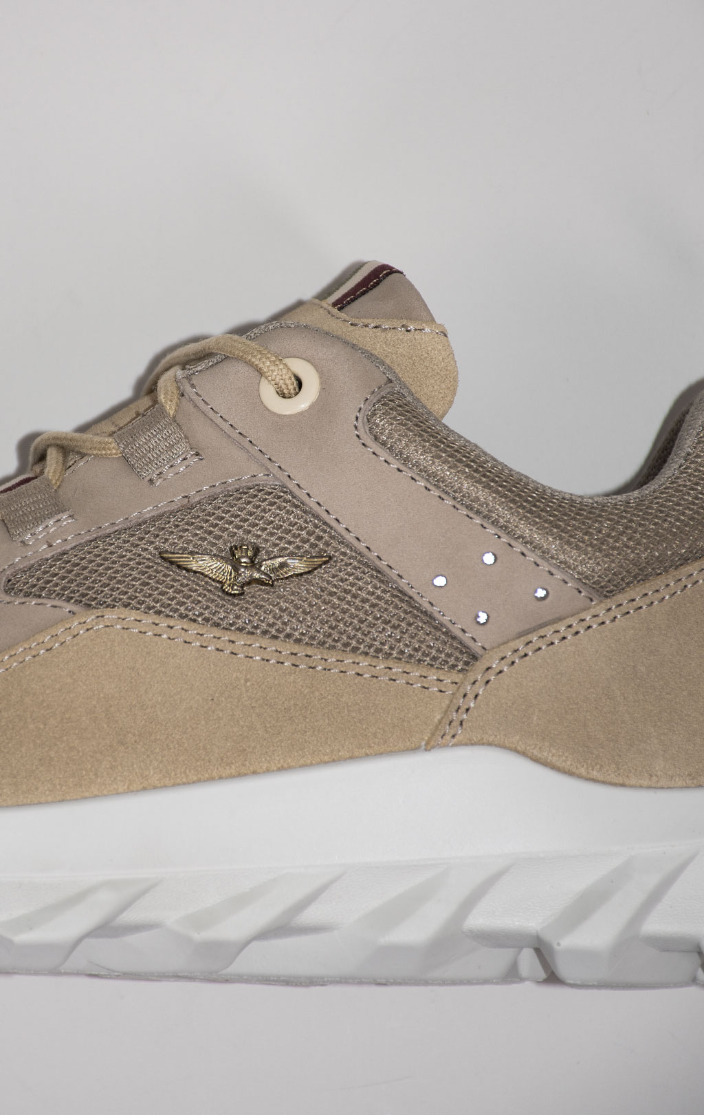Кроссовки AERONAUTICA MILITARE (SC 253) SS 24 m/PT ecru 