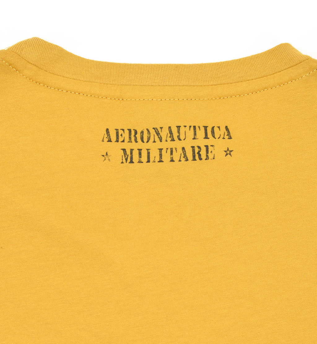 Лонгслив AERONAUTICA MILITARE FW 19/20 giallo spezie (TS 1665) 