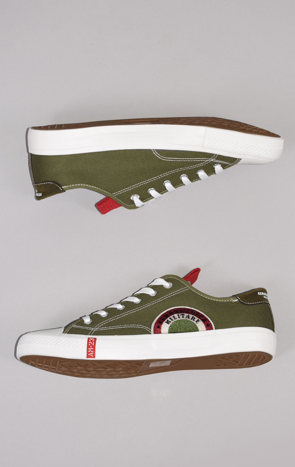 Кеды AERONAUTICA MILITARE SS 22 m/CN verde militare (SC 210) 