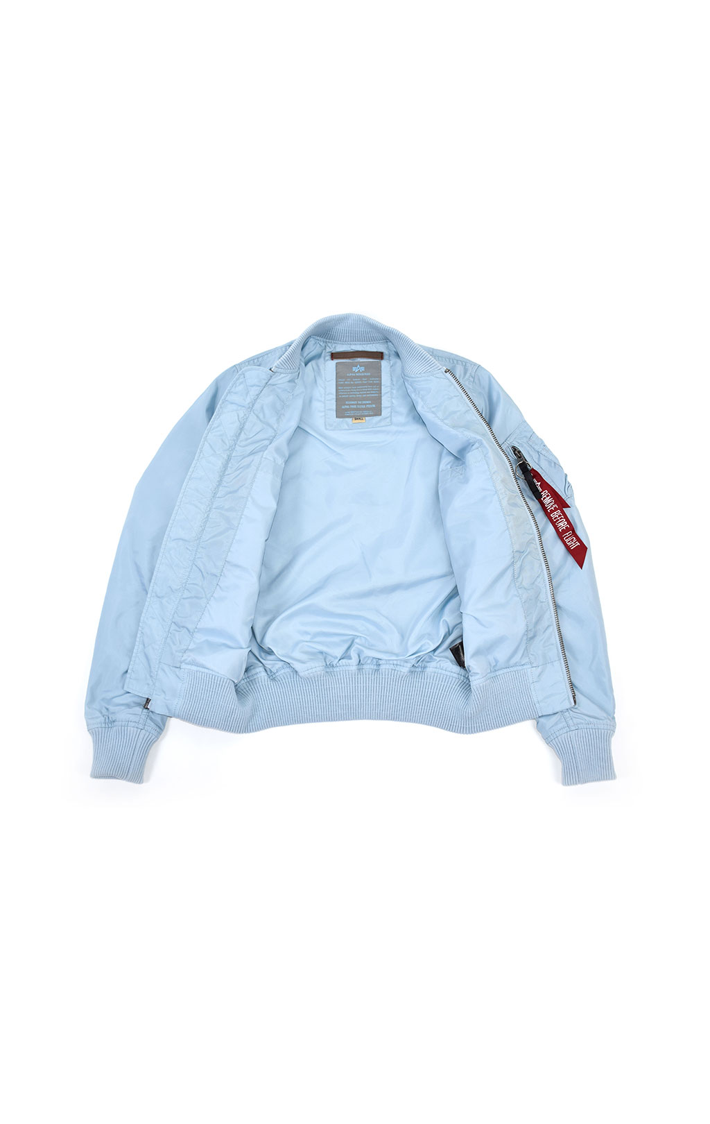 Женская ветровка-бомбер ALPHA INDUSTRIES MA-1 TT air blue 