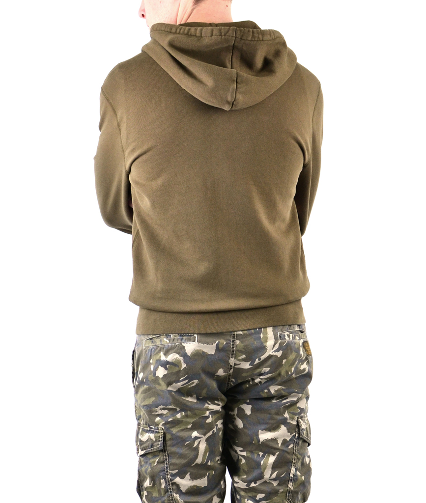 Толстовка с капюшоном AERONAUTICA MILITARE dark olive (FE 1249) 