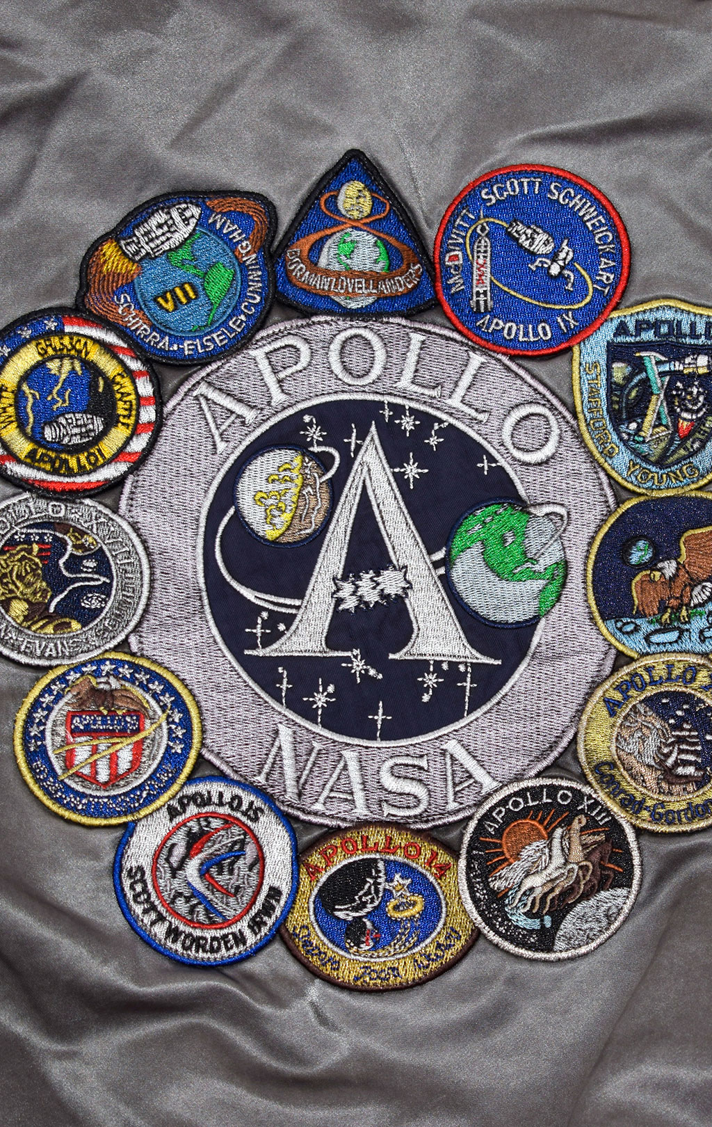 Бомбер ALPHA INDUSTRIES MA-1 APOLLO BATTLEWASH new silver 
