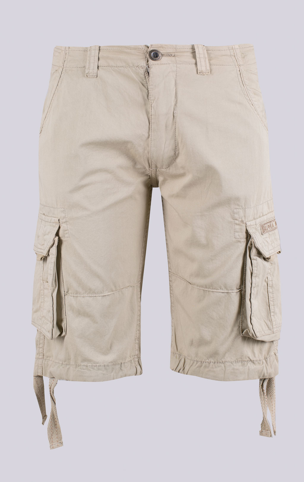 Шорты карго ALPHA INDUSTRIES JET bone white 