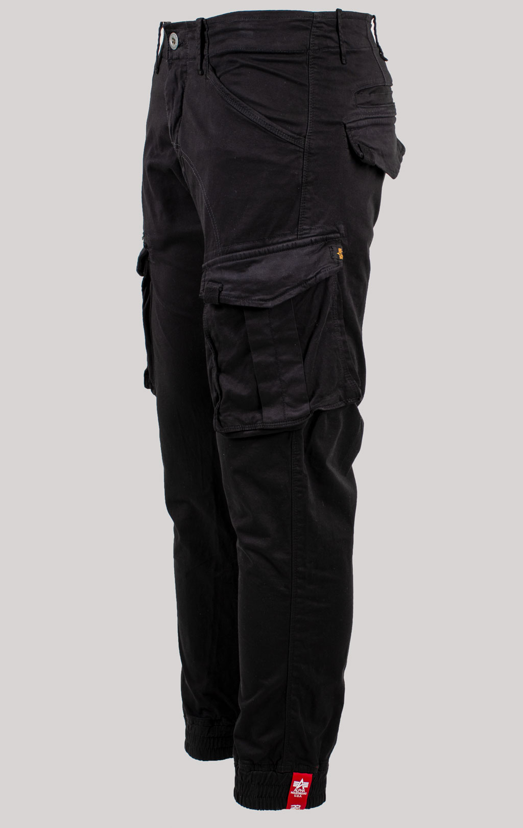 Брюки-карго ALPHA INDUSTRIES SPY PANT black 