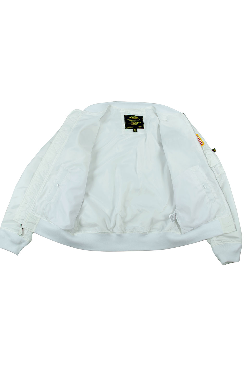 Ветровка ALPHA INDUSTRIES L-2B NASA white 