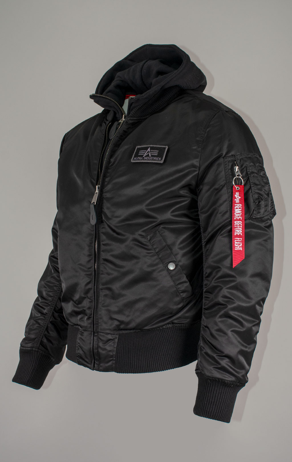 Куртка-бомбер лётная ALPHA INDUSTRIES MA-1 D-Tec black/black 