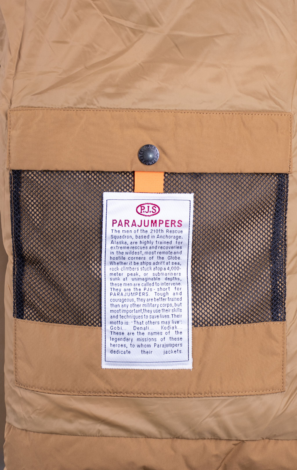 Аляска пуховая PARAJUMPERS HARRASEEKET 2.0 FW 26/27 cinnamon 