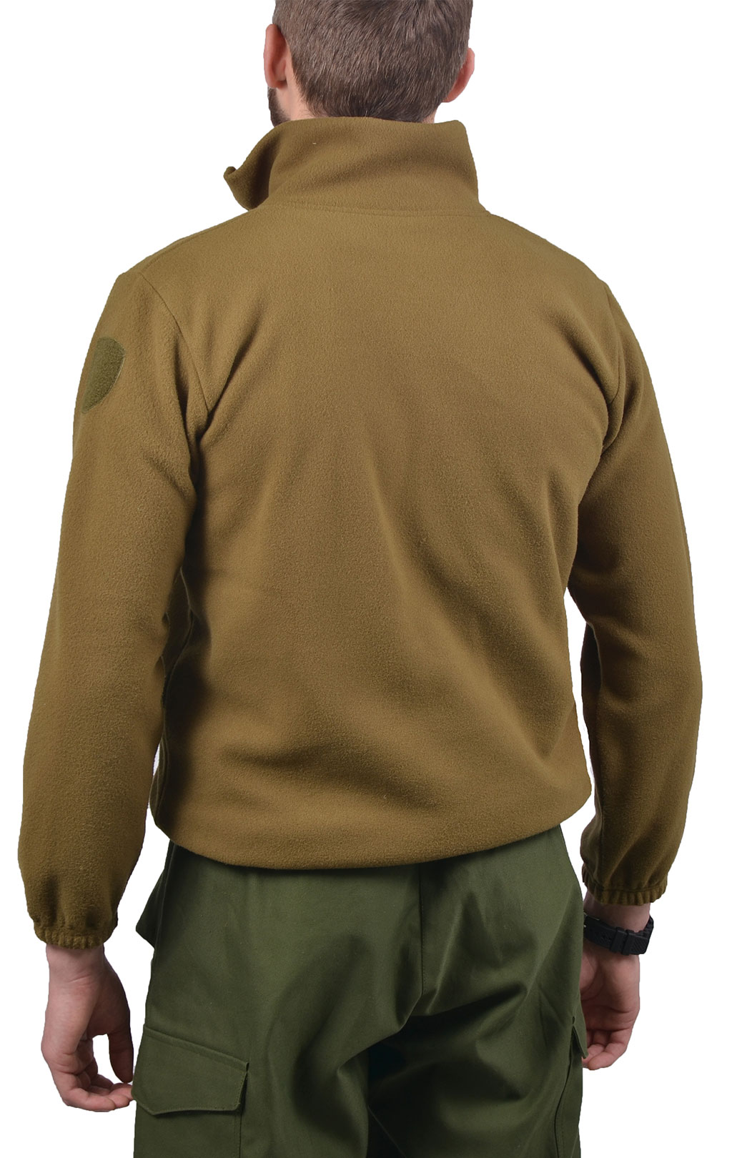 Флис 1/2 zip армейский olive Италия