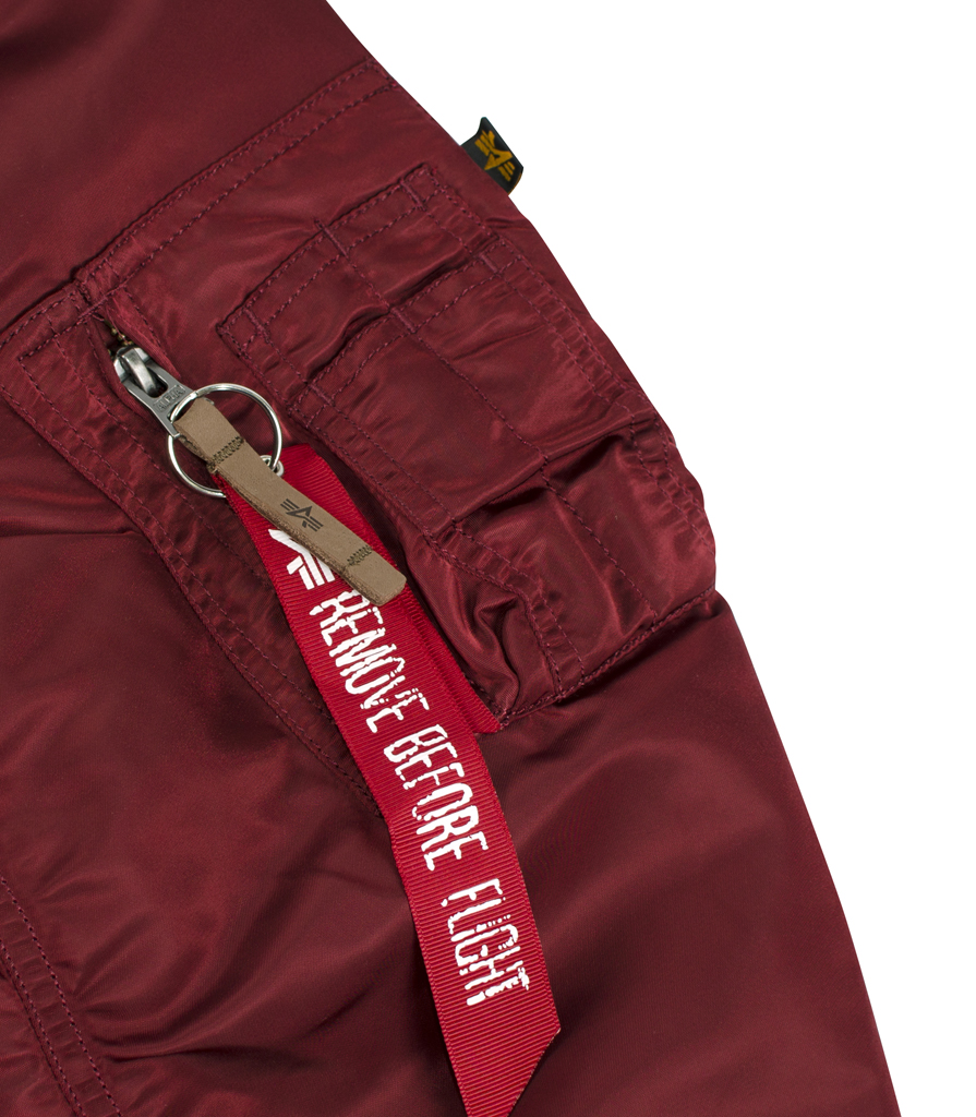 Бомбер ALPHA INDUSTRIES VF 59 LONG MA-1 burgundy 