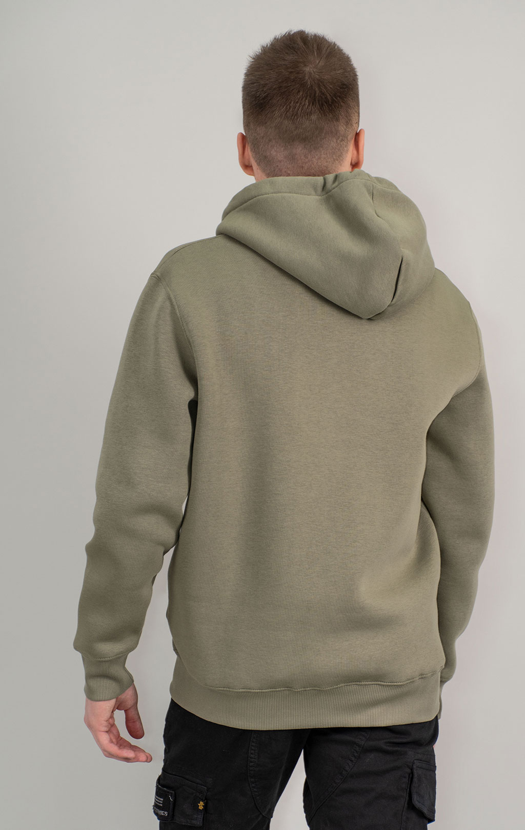 Толстовка ALPHA INDUSTRIES BASIC ZIP HOODY olive 