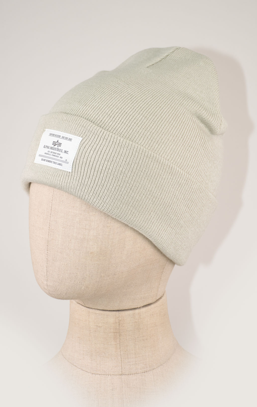 Шапка ALPHA INDUSTRIES ESSENTIAL BEANIE FW 25/26 dune white 