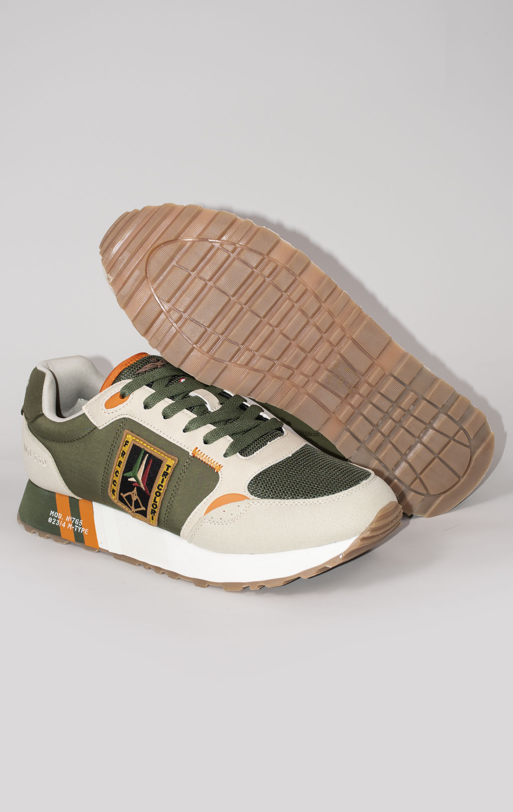 Кроссовки AERONAUTICA MILITARE (SC 275) SS 24 m/CN iguana green 