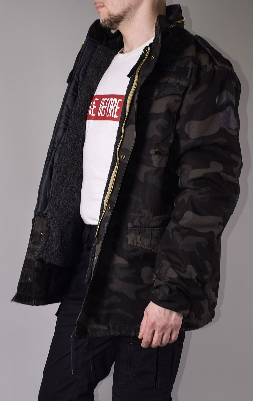 Куртка Surplus M-65 REGIMENT camo black 