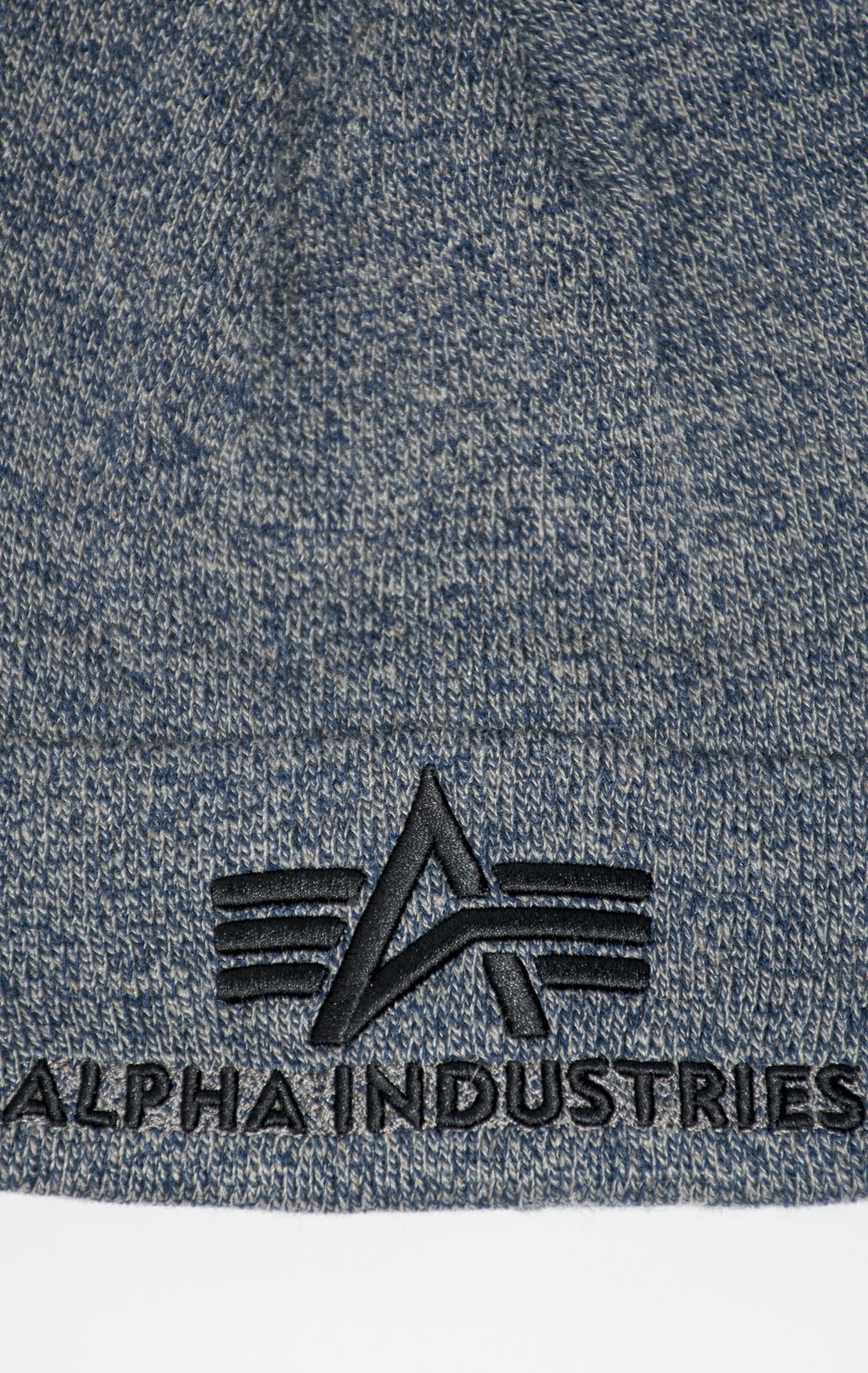Шапка ALPHA INDUSTRIES 3D BEANIE charcoal heather 