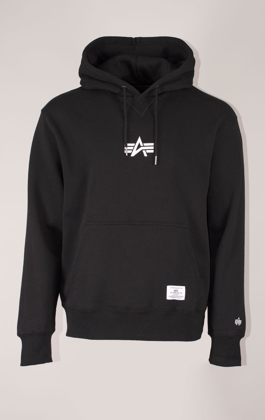 Толстовка ALPHA INDUSTRIES BORN OF PURPOSE HOODIE FW 24/25 black 