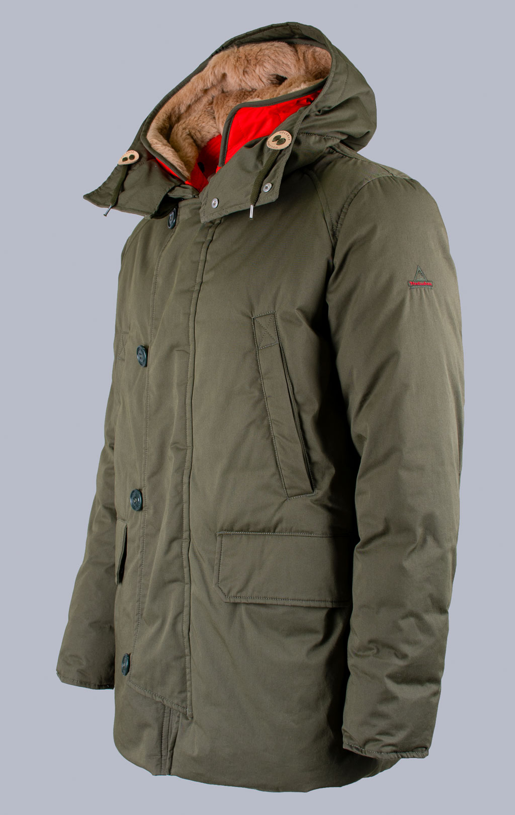 Аляска-пуховик HOLUBAR BOULDER military olive 