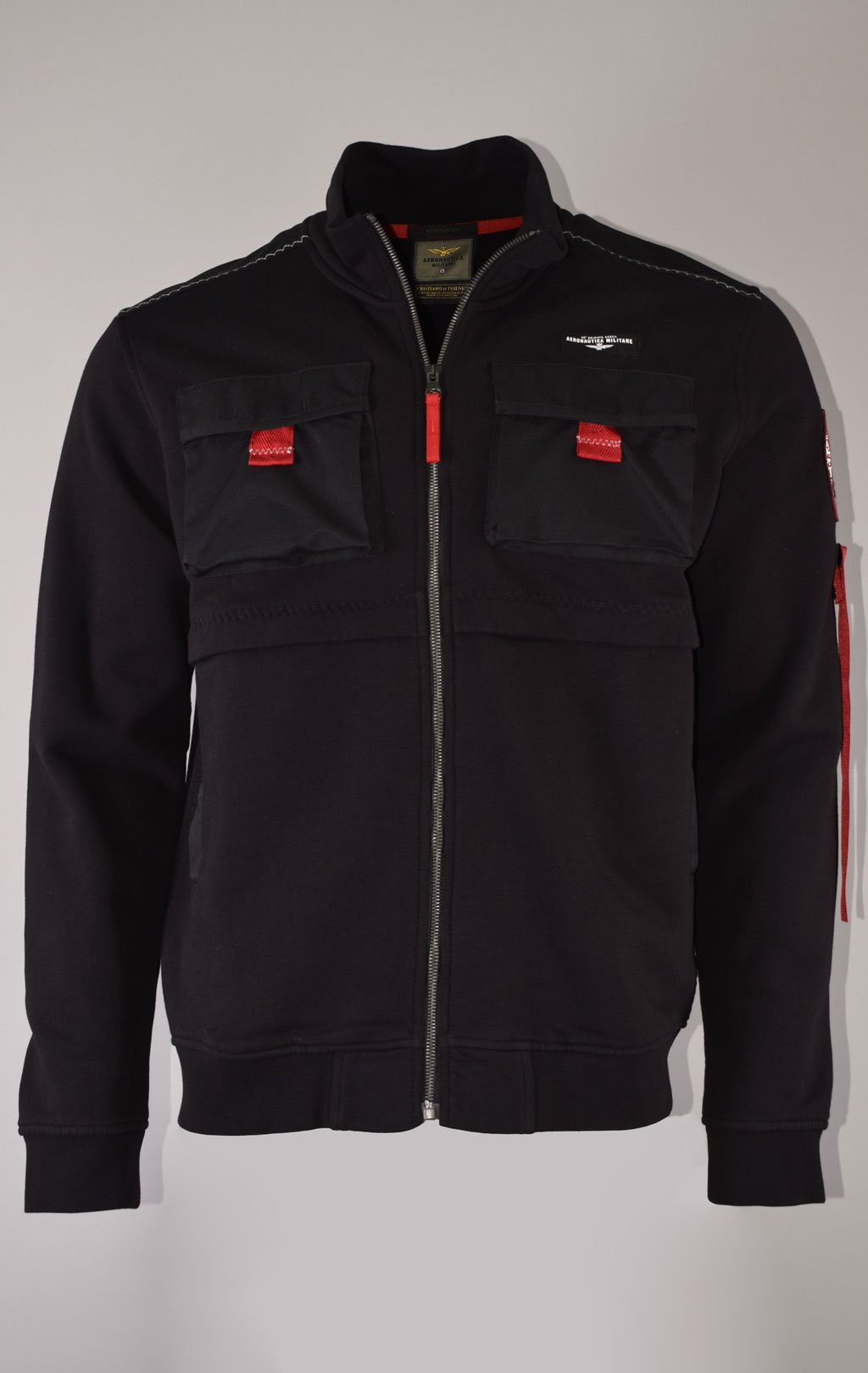 Олимпийка AERONAUTICA MILITARE ANTARCTICA FW 23/24/TR jet black (FE 1821) 