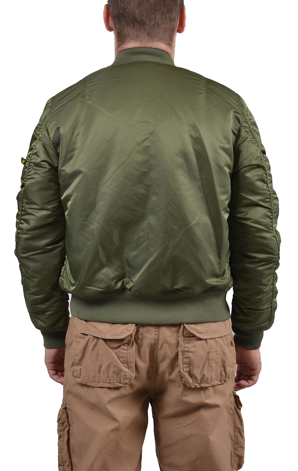Бомбер ALPHA INDUSTRIES MA-1 SLIM FIT sage green 