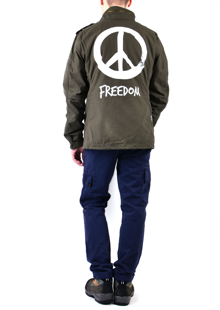 Ветровка ALPHA INDUSTRIES FREEDOM M-65 с подстёжкой olive 