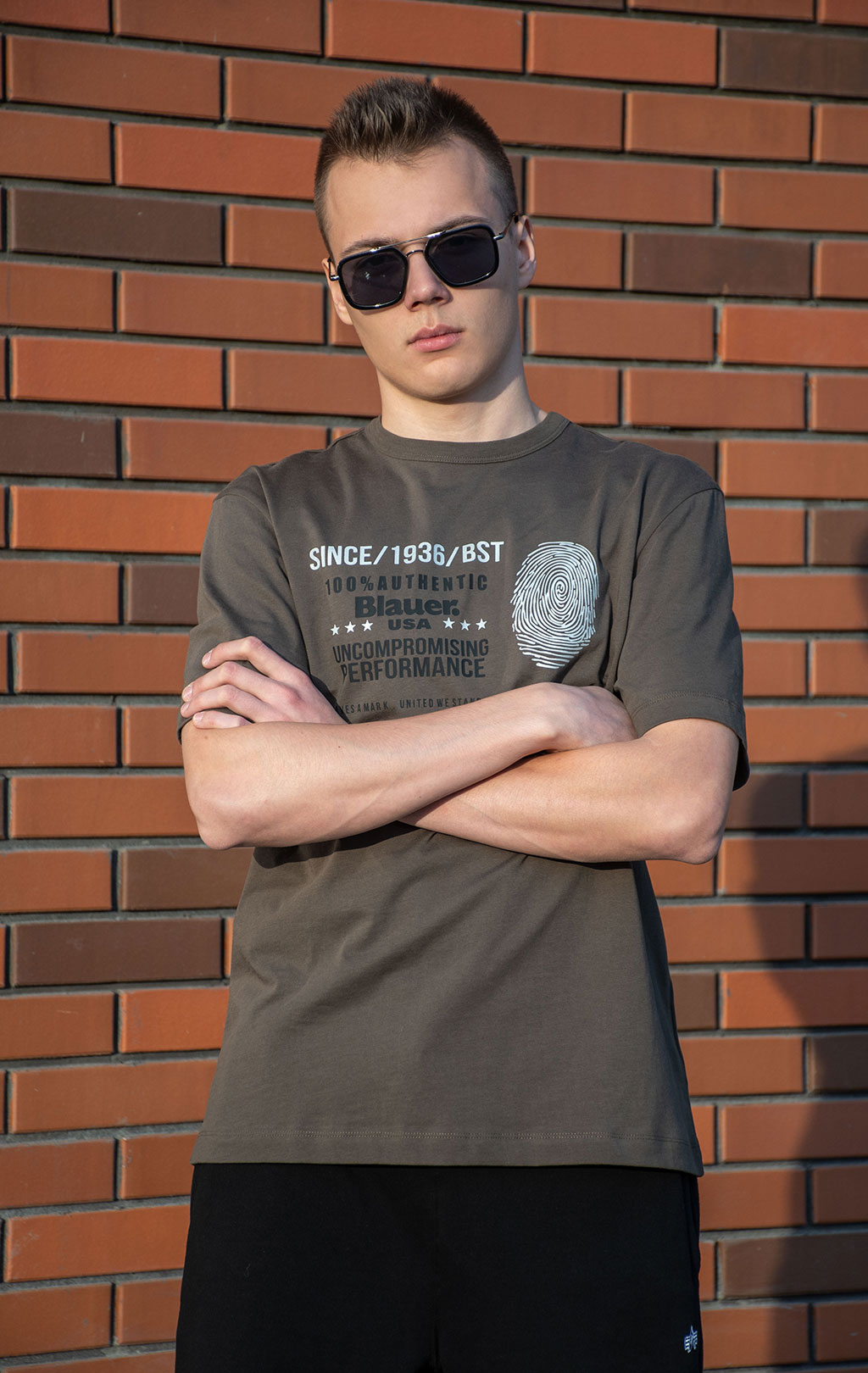 Футболка BLAUER CHILD FW 24/25 verde pigna (HO2225) 