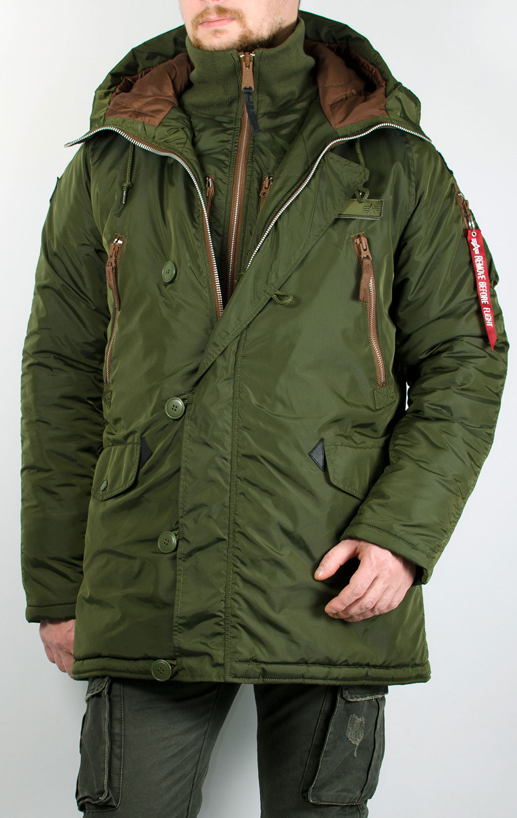 Аляска ALPHA INDUSTRIES DISCOVERER dark green 