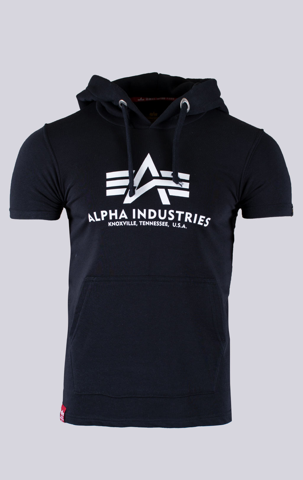 Футболка с капюшоном ALPHA INDUSTRIES BASIC T Hooded black 