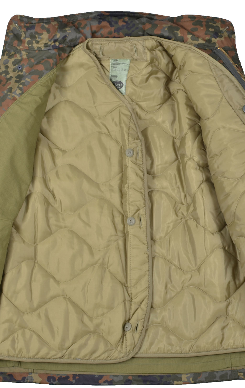 Куртка Mil-Tec M-65 CLASSIC с подстёжкой flecktarn 