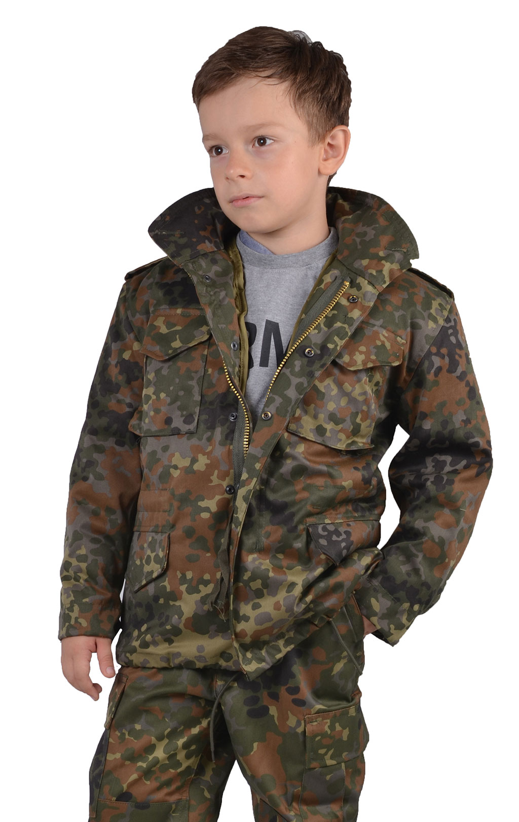Детская куртка M-65 CLASSIC flecktarn 