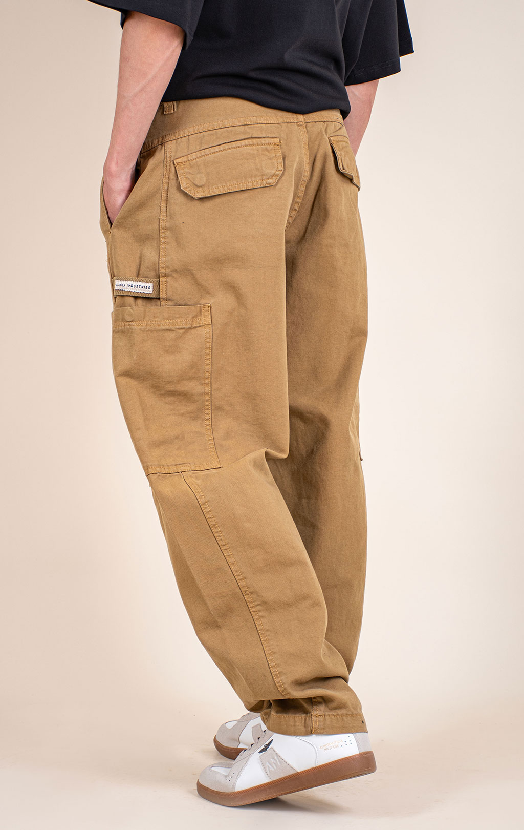 Брюки-карго ALPHA INDUSTRIES WORKWEAR DECK PANT khaki 