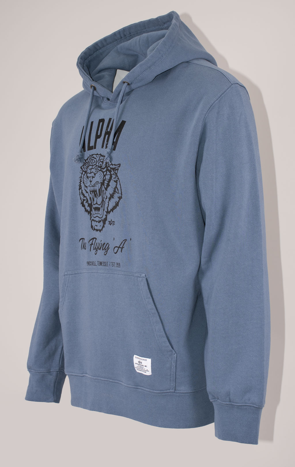 Толстовка ALPHA INDUSTRIES ALPHA TIGER HOODIE SS 24 m copen blue 