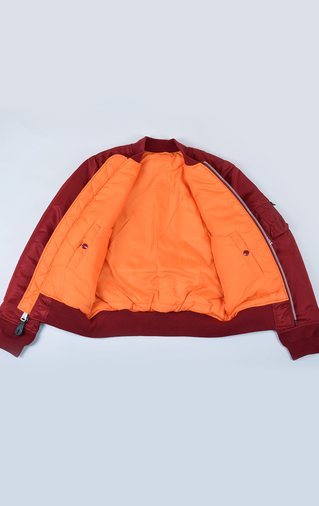 Женский бомбер ALPHA INDUSTRIES MA-1 W red commander 