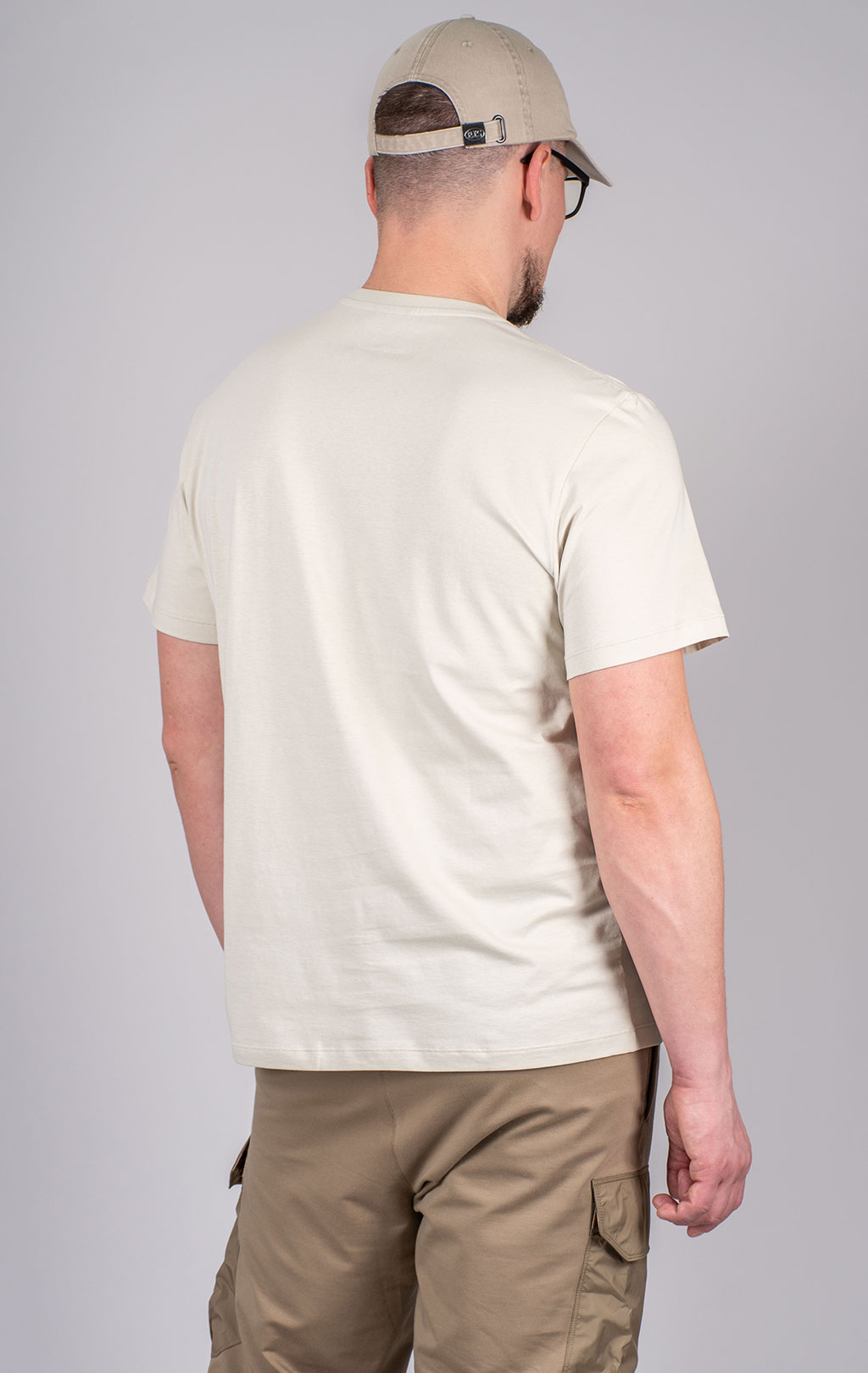 Футболка PARAJUMPERS PATCH TEE SS 25 m asparagus 