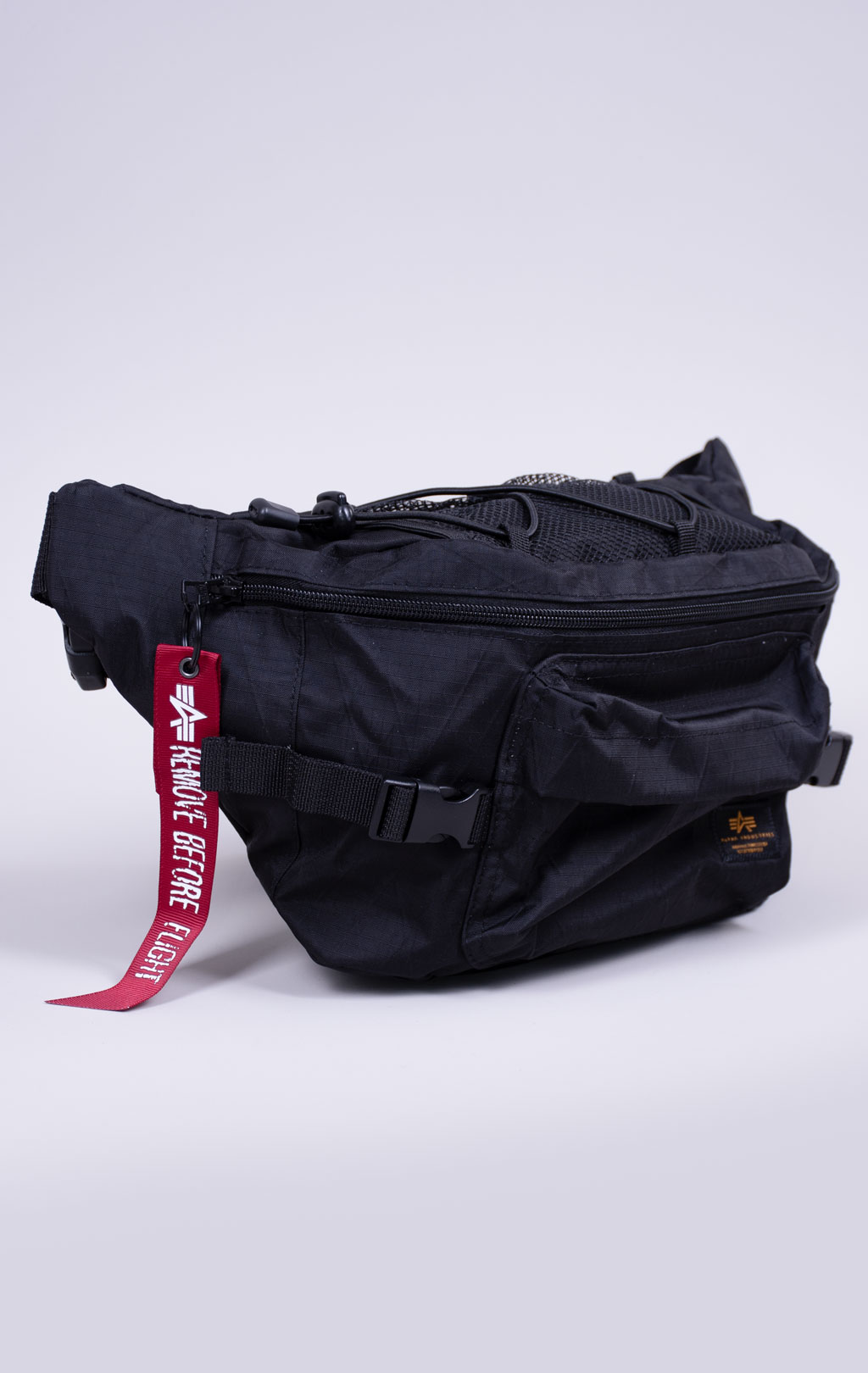 Сумка поясная ALPHA INDUSTRIES COMBAT WAIST BAG black 