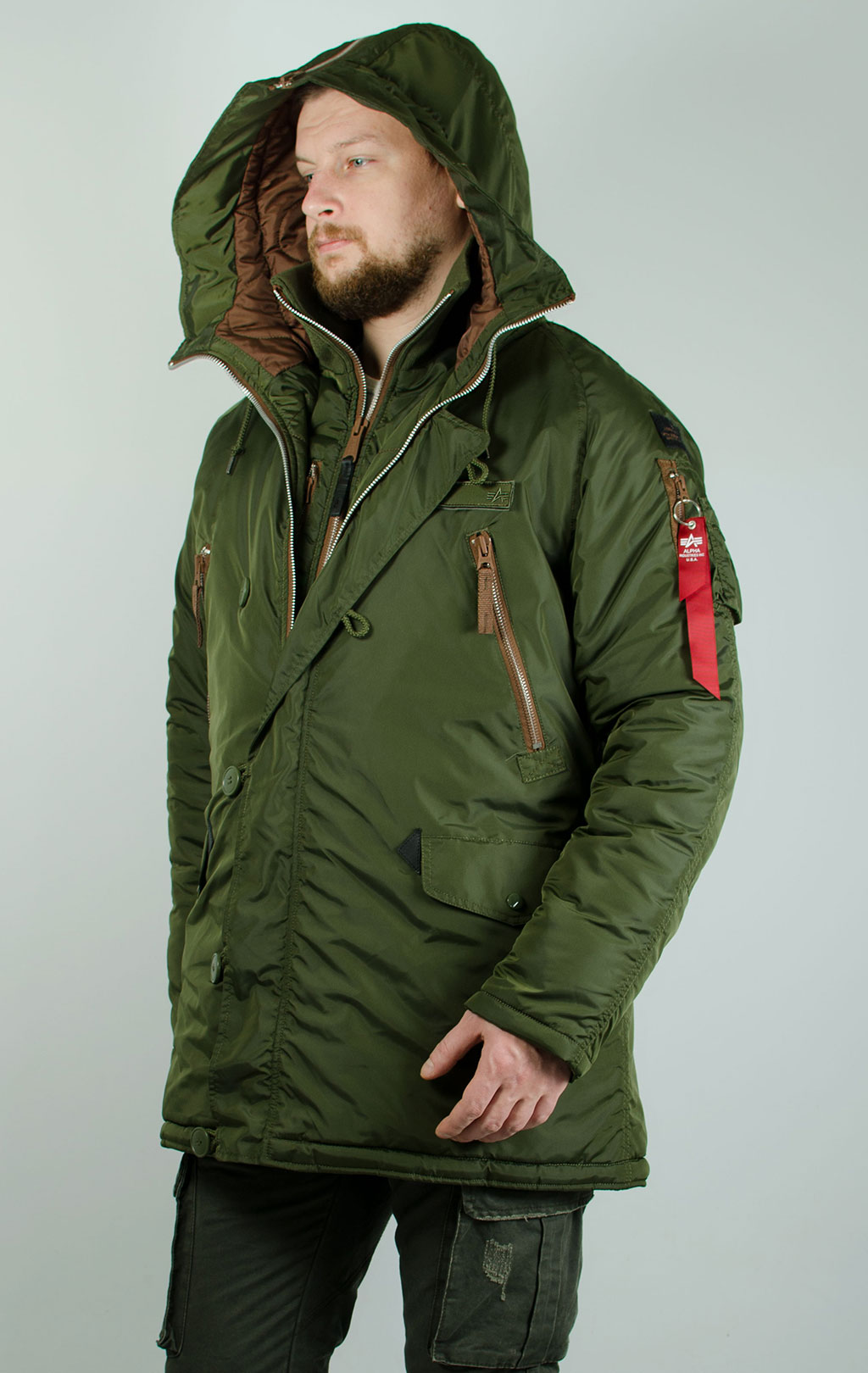 Аляска ALPHA INDUSTRIES DISCOVERER dark green 